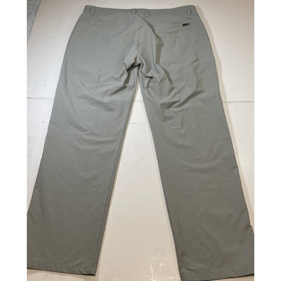Oakley Stretch Golf Pants Men’s 36x32 Light Gray Performance Flat Front - Picture 6 of 8